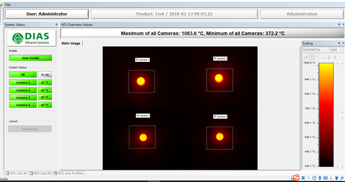 PYROSOFT Automation SC 6臺紅外熱像儀自動(dòng)化軟件
